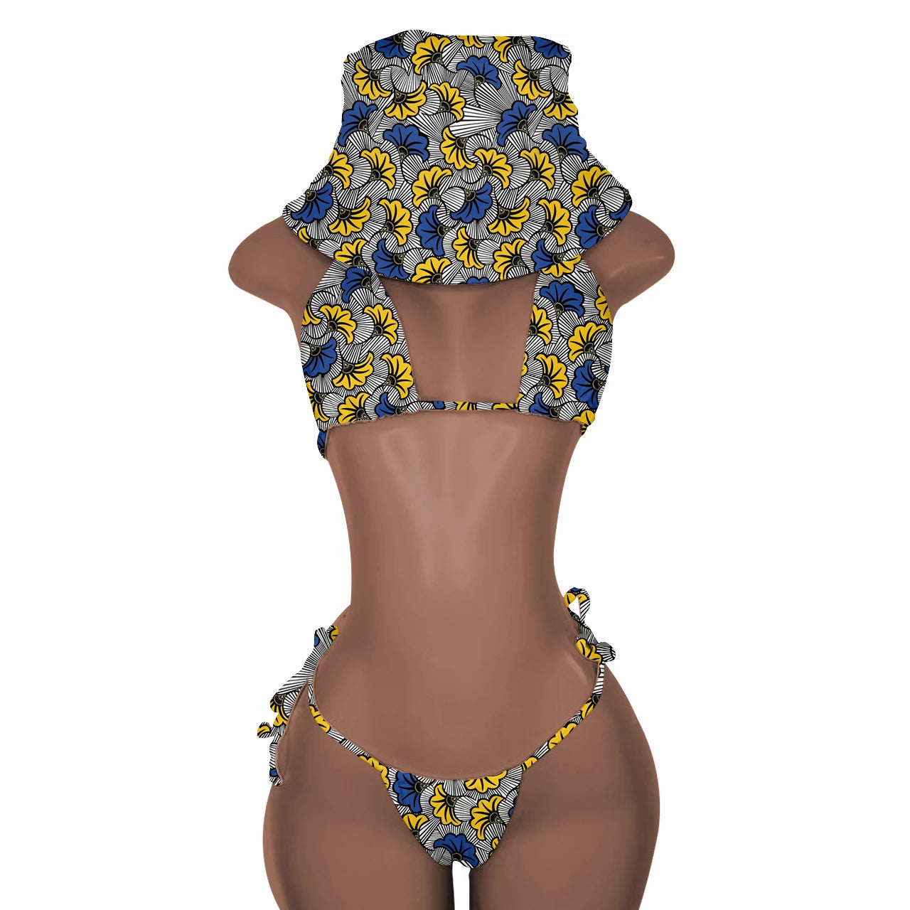 New Push up Bikini Set with Matching Bucket Hat