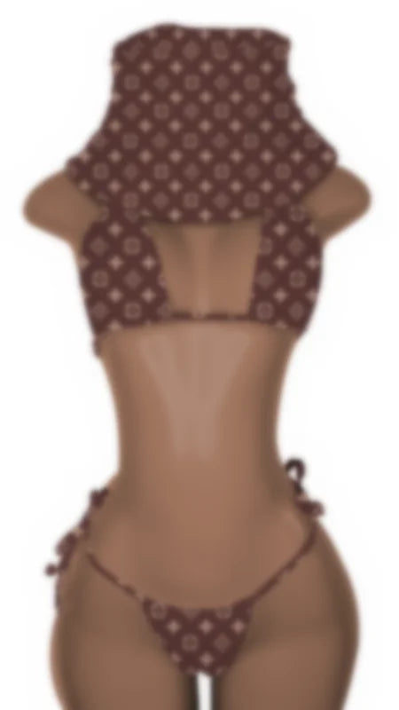 New Push up Bikini Set with Matching Bucket Hat