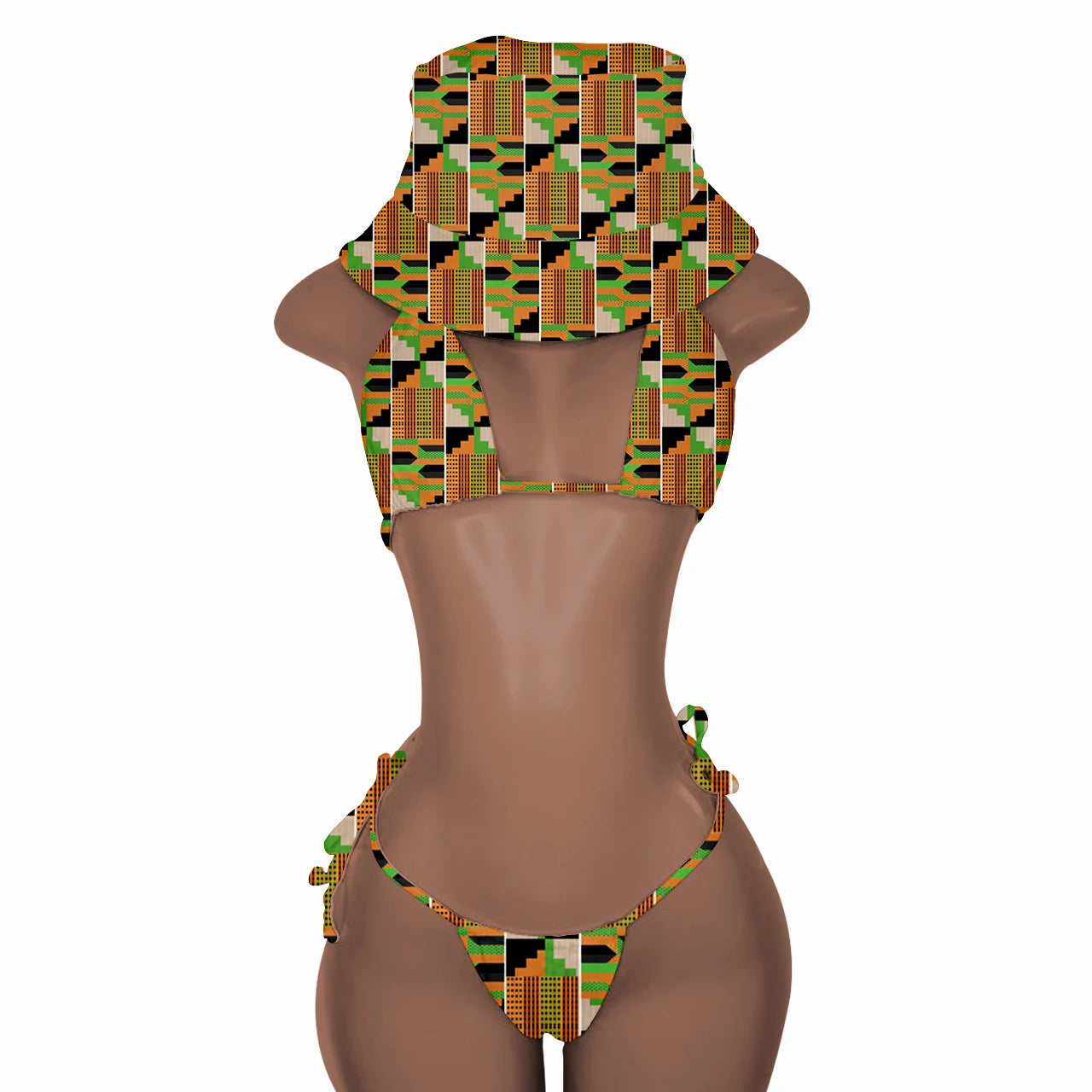 New Push up Bikini Set with Matching Bucket Hat