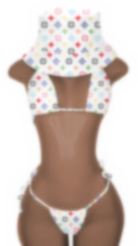 New Push up Bikini Set with Matching Bucket Hat
